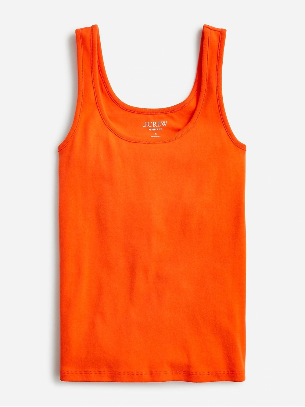 J. Crew Perfect-fit shelf-bra tank top size S